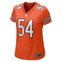 Women's Nike Brian Urlacher Orange Chicago Bears Retired Player Jersey