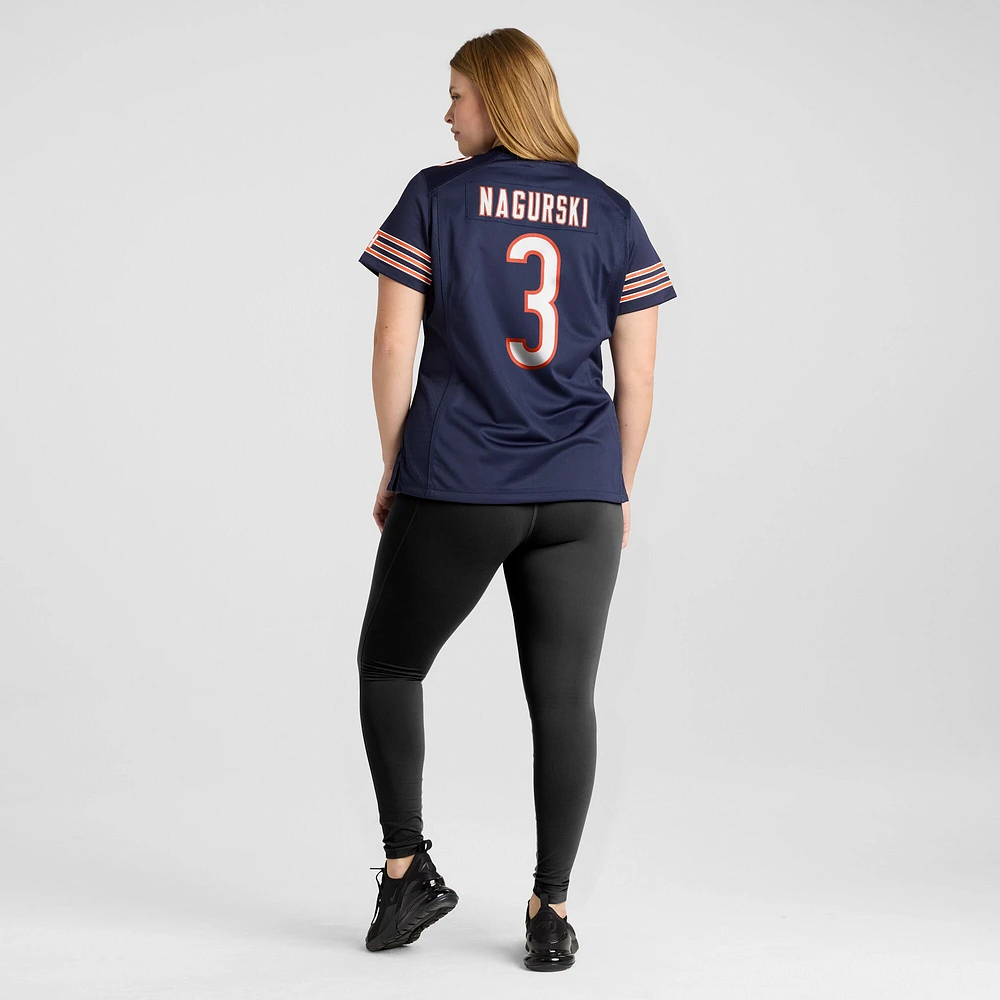 Maillot de joueur retraité Nike Bronko Nagurski pour femme, bleu marine, Chicago Bears Game