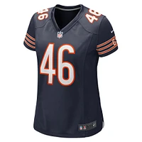 Maillot de match Nike Christian Matthew des Chicago Bears pour femme, bleu marine