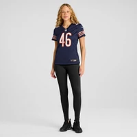 Maillot de match Nike Christian Matthew des Chicago Bears pour femme, bleu marine