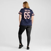 Maillot de match Nike Coleman Shelton pour femme, bleu marine, Chicago Bears