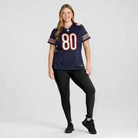 Maillot de match Nike Collin Johnson pour femmes, bleu marine, Chicago Bears