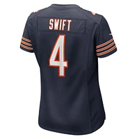 Maillot de match Nike D'Andre Swift pour femmes, bleu marine, Chicago Bears