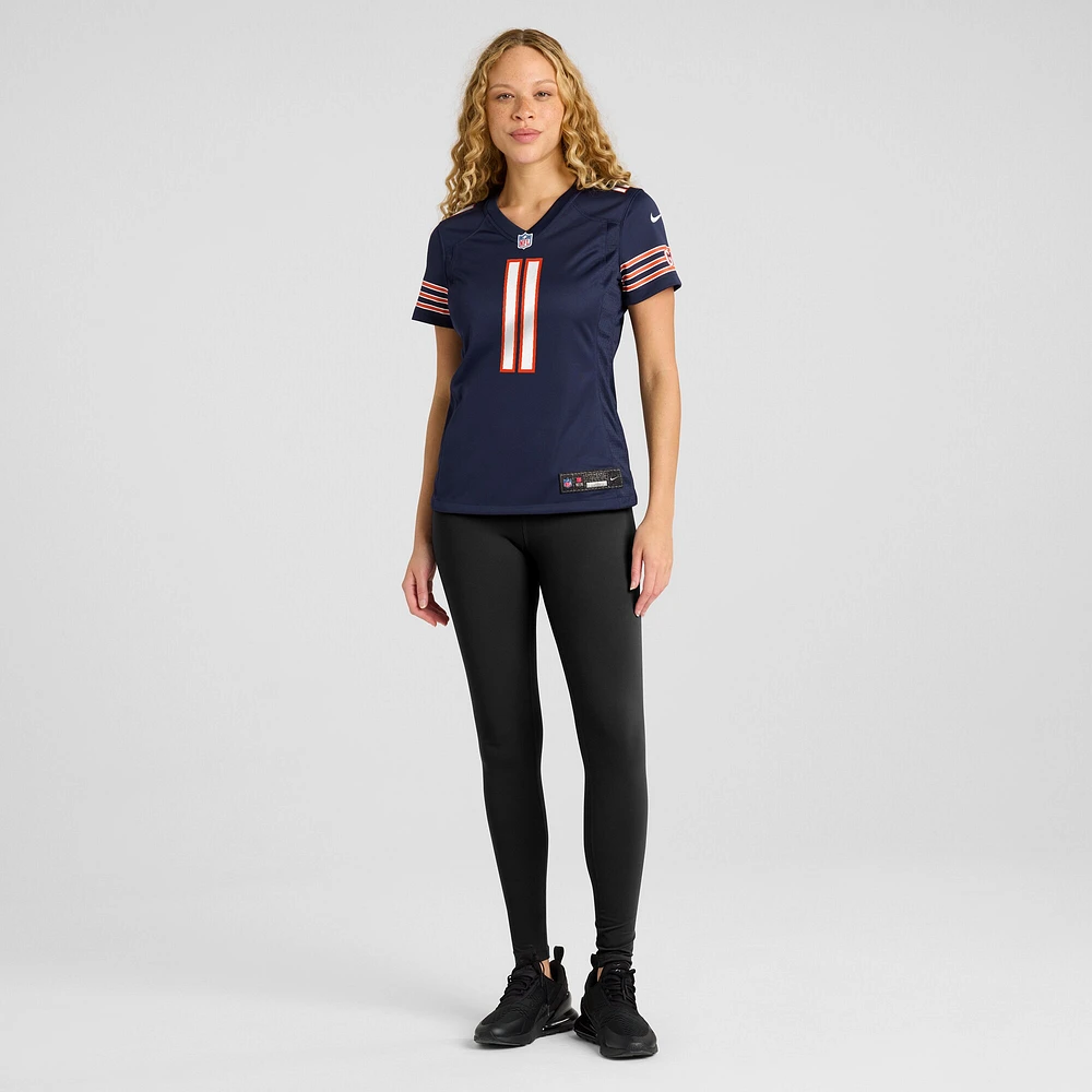 Maillot de match Nike DeAndre Carter bleu marine des Chicago Bears pour femme