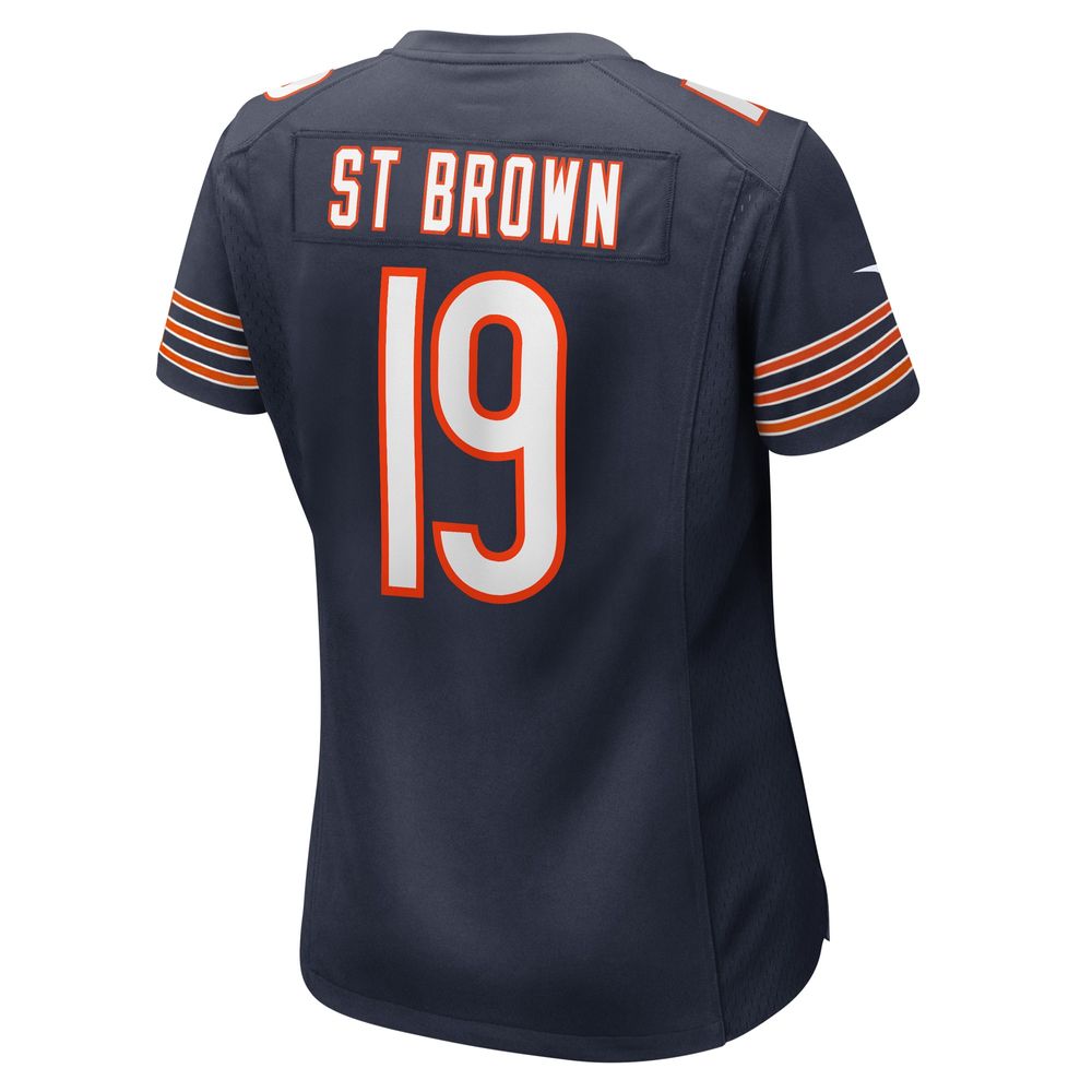 Women's Nike Equanimeous St. Brown Navy Chicago Bears Game Player Jersey