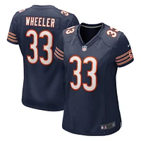 Maillot de match Nike Ian Wheeler bleu marine des Chicago Bears pour femme