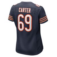 Women's Nike Ja'Tyre Carter Navy Chicago Bears Game Player Jersey