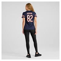 Maillot de match Nike John Jackson bleu marine des Chicago Bears pour femme