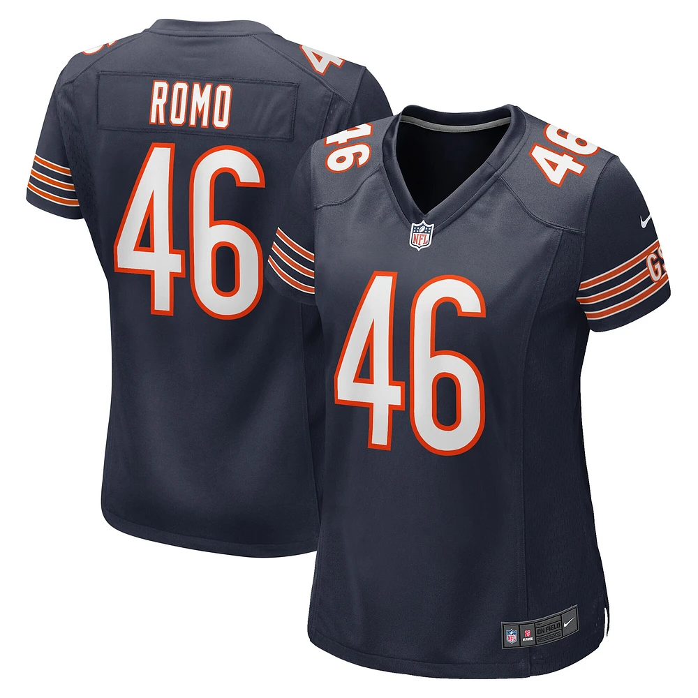 Women's Nike John Parker Romo  Navy Chicago Bears Team Game Jersey