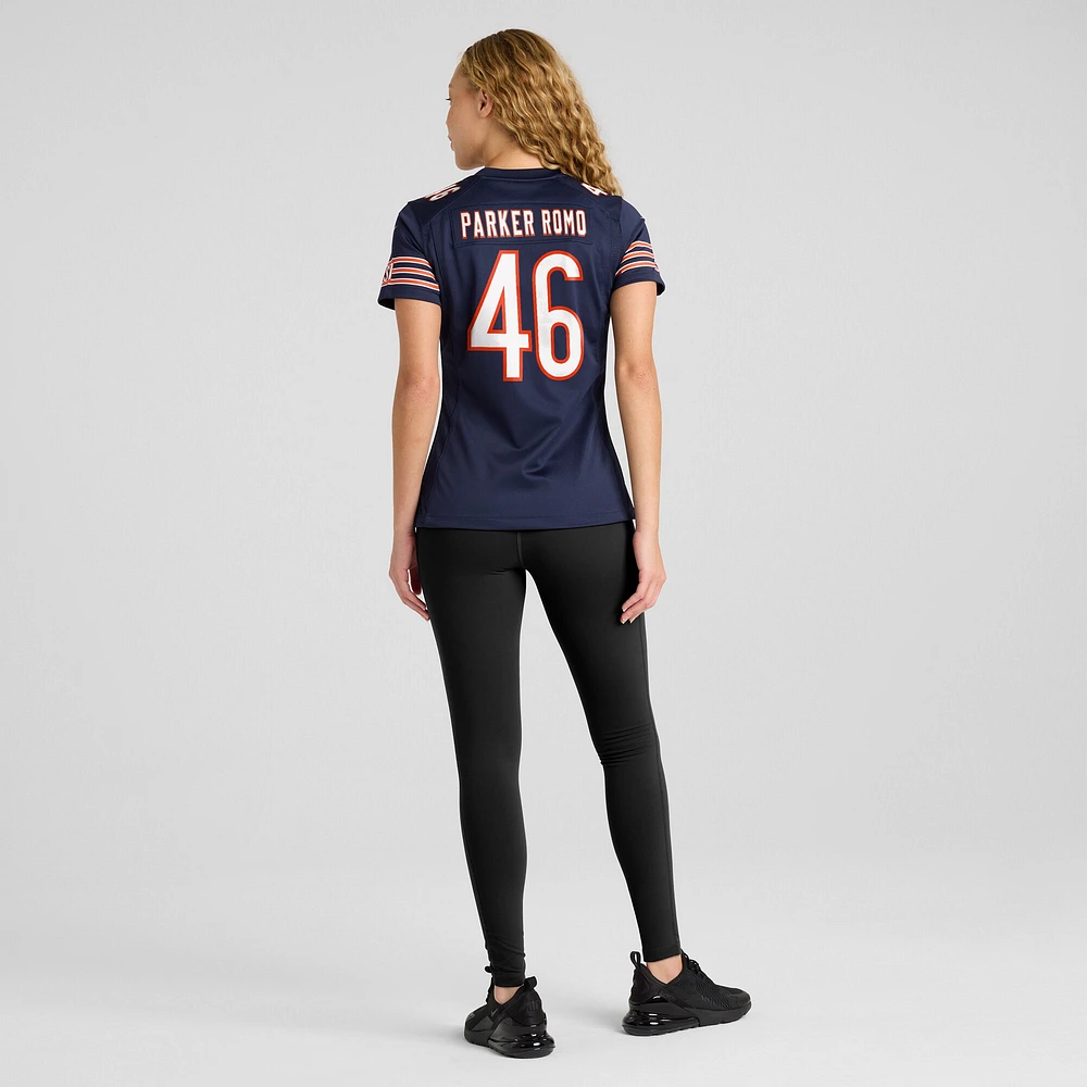 Women's Nike John Parker Romo  Navy Chicago Bears Team Game Jersey