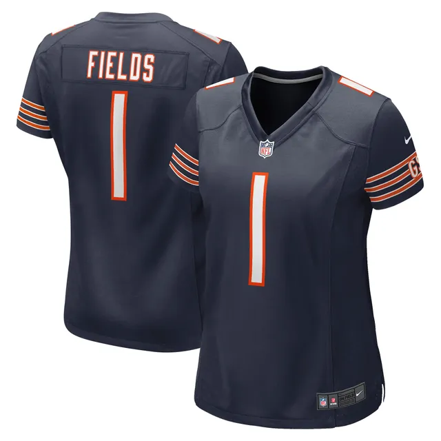 Men's Nike Justin Fields Navy Chicago Bears Game Jersey