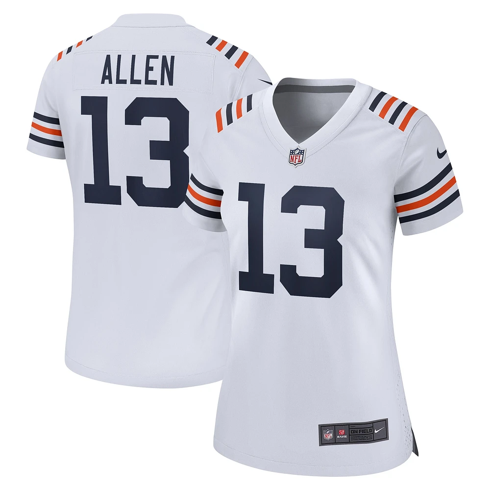 Maillot de match alternatif Nike Keenan Allen pour femme des Chicago Bears, blanc