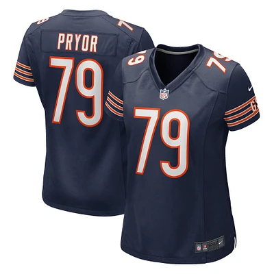 Women's Nike Matt Pryor  Navy Chicago Bears Game Jersey