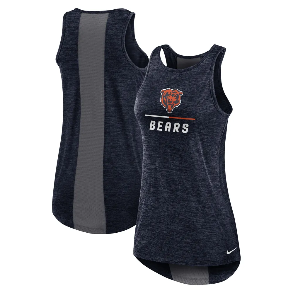 Lids Chicago Bears Nike Women's High Neck Performance Tank Top