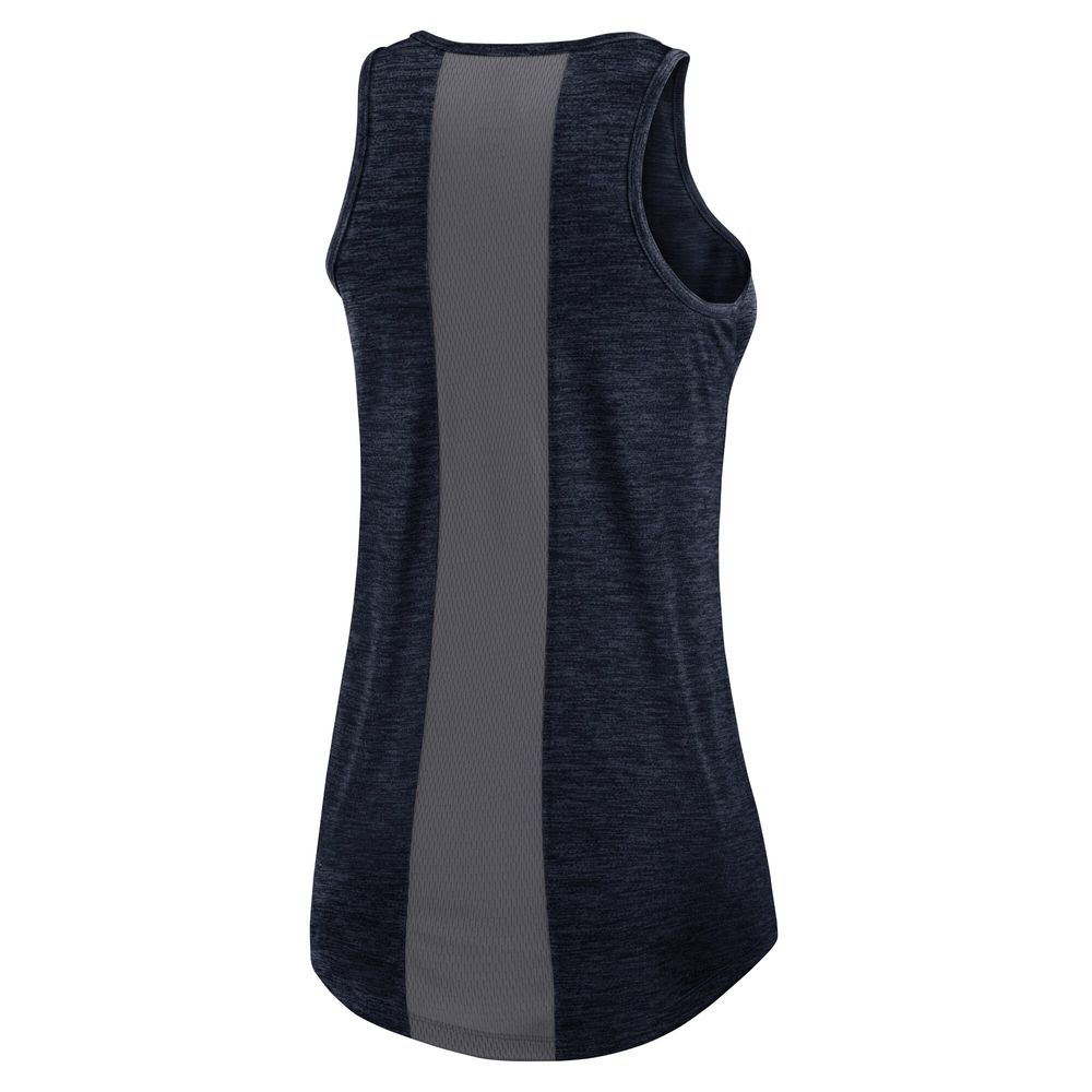 Women's Nike Navy Chicago Bears High Neck Performance Tank Top