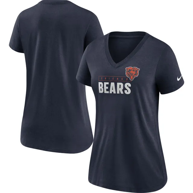 Lids Chicago Bears Nike Women's Slant Logo Tri-Blend V-Neck T-Shirt -  Orange