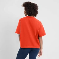 T-shirt Nike orange Chicago Bears Glory Arch Boxy pour femme