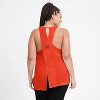 Women's Nike Orange Chicago Bears Glory Crisscross Performance Tank Top