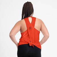 Women's Nike Orange Chicago Bears Glory Crisscross Performance Tank Top