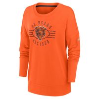 Women's Nike Orange Chicago Bears Rewind Playback - Long Sleeve T-Shirt