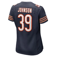 Maillot de match l'équipe Nike Quindell Johnson des Chicago Bears pour femme