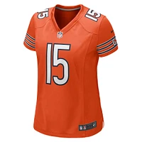 Maillot de match alternatif Nike Rome Odunze pour femme, orange, Chicago Bears