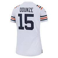 Maillot de match alternatif Nike Rome Odunze blanc des Chicago Bears pour femme