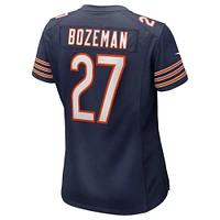 Maillot Nike Swayze Bozeman bleu marine pour femme des Chicago Bears