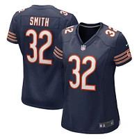 Maillot de match Nike Terell Smith bleu marine pour femme des Chicago Bears