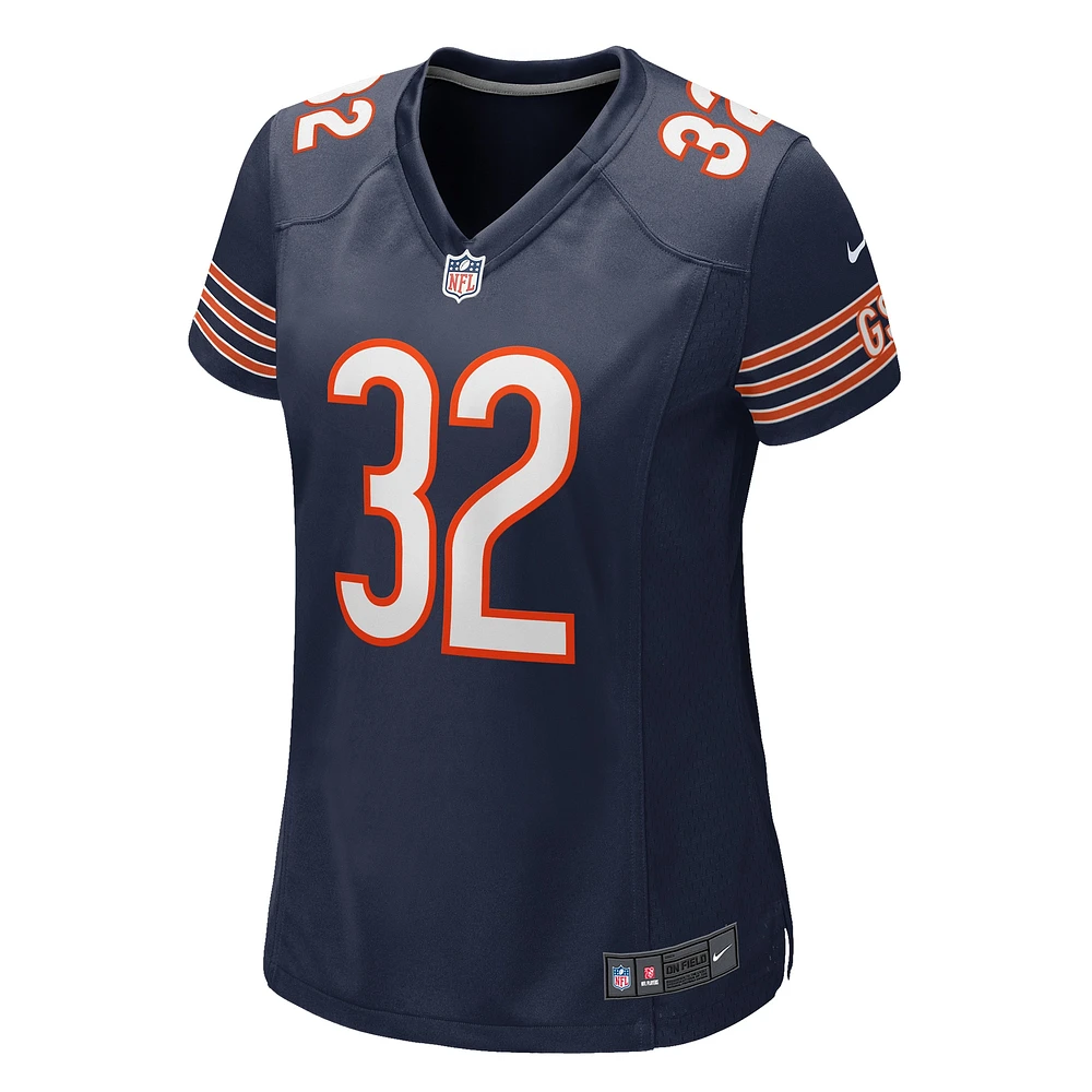 Maillot de match Nike Terell Smith bleu marine pour femme des Chicago Bears