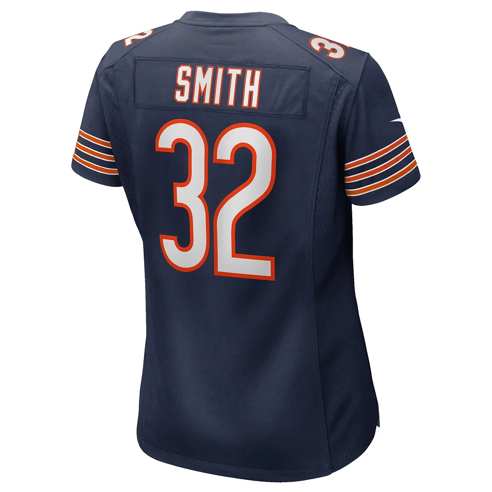 Maillot de match Nike Terell Smith bleu marine pour femme des Chicago Bears