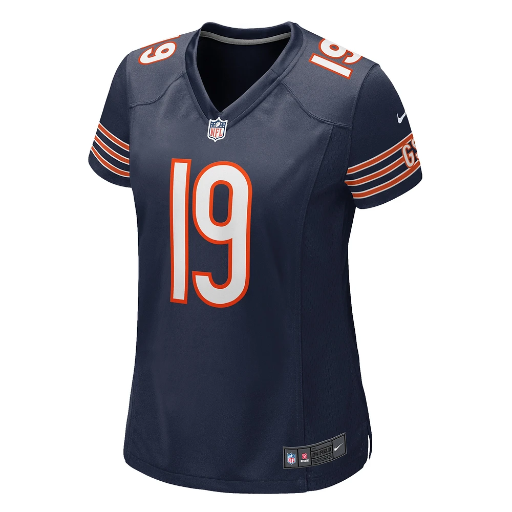 Maillot de match Nike Tory Taylor bleu marine des Chicago Bears pour femme