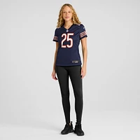 Maillot de joueur match Nike Trestan Ebner pour femmes, bleu marine, Chicago Bears