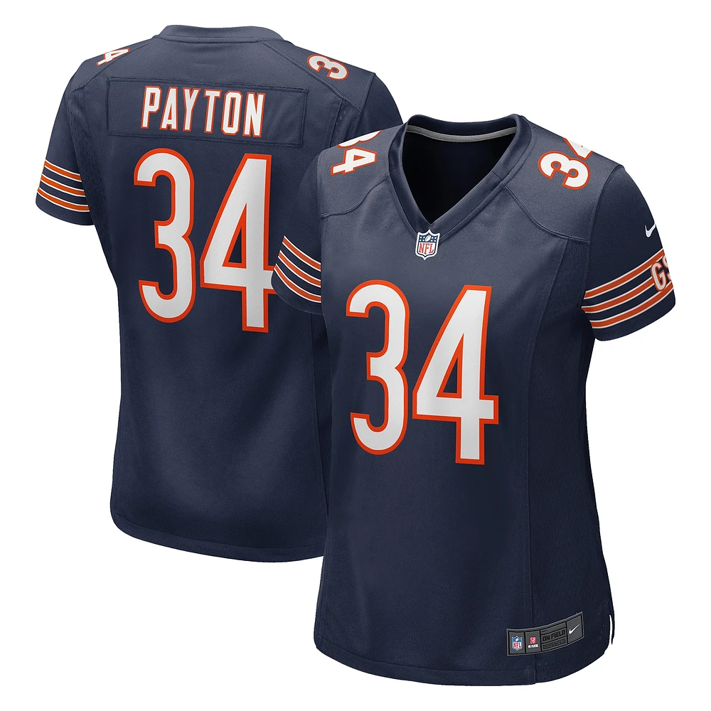 Women's Nike Walter Payton Navy Chicago Bears Game Retired Player Jersey