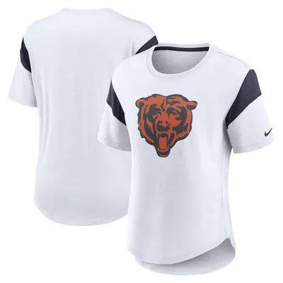 Women's Nike White Chicago Bears Fashion T-Shirt