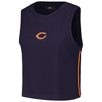 Débardeur court classique Pro Standard Navy Chicago Bears Ombre Wordmark pour femmes