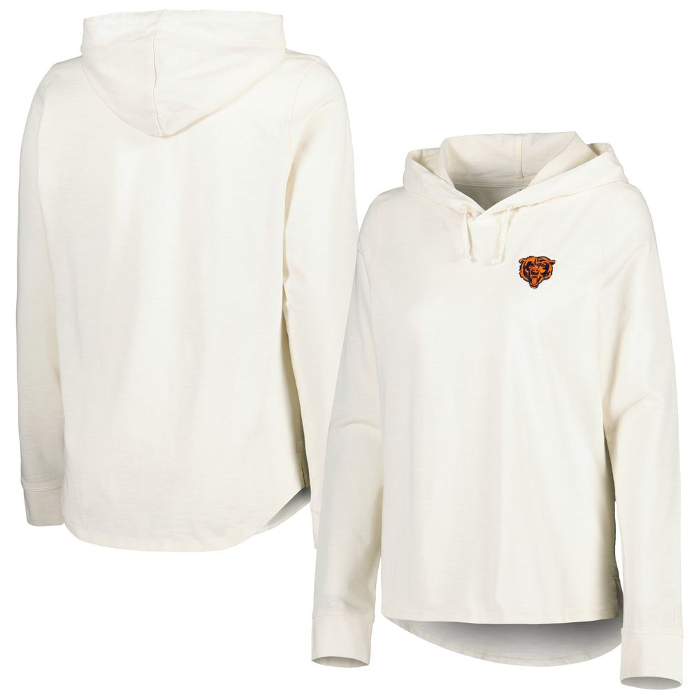 Women's Tommy Bahama Cream Chicago Bears Ashby Isles Jersey Pullover Hoodie