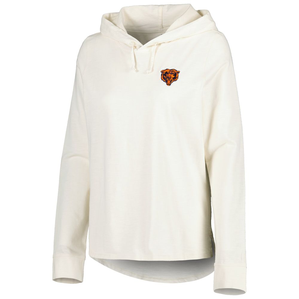 Women's Tommy Bahama Cream Chicago Bears Ashby Isles Jersey Pullover Hoodie