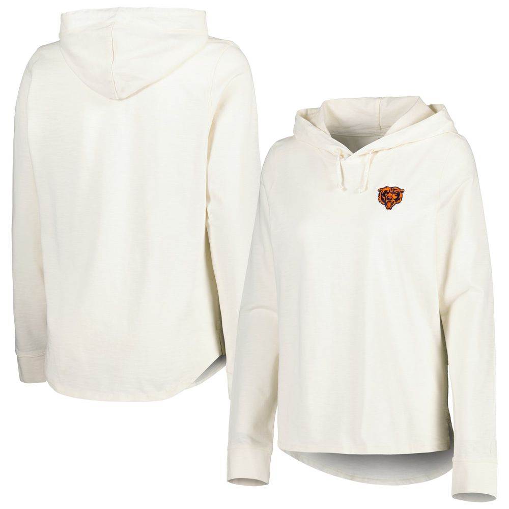 Women's Tommy Bahama Cream Chicago Bears Ashby Isles Jersey Pullover Hoodie