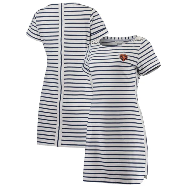 Women's Tommy Bahama White Dallas Cowboys Tri-Blend Jovanna Striped Dress Size: Extra Small