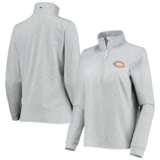 Lids Chicago Bears Antigua Women's Fortune Half-Zip Sweater - Heather Navy