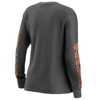 Women's WEAR by Erin Andrews Gray Chicago Bears - Long Sleeve Thermal Top