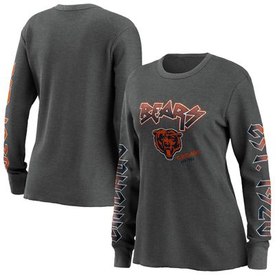 Lids Chicago Bears WEAR by Erin Andrews Women's Greetings From Muscle T- Shirt - White