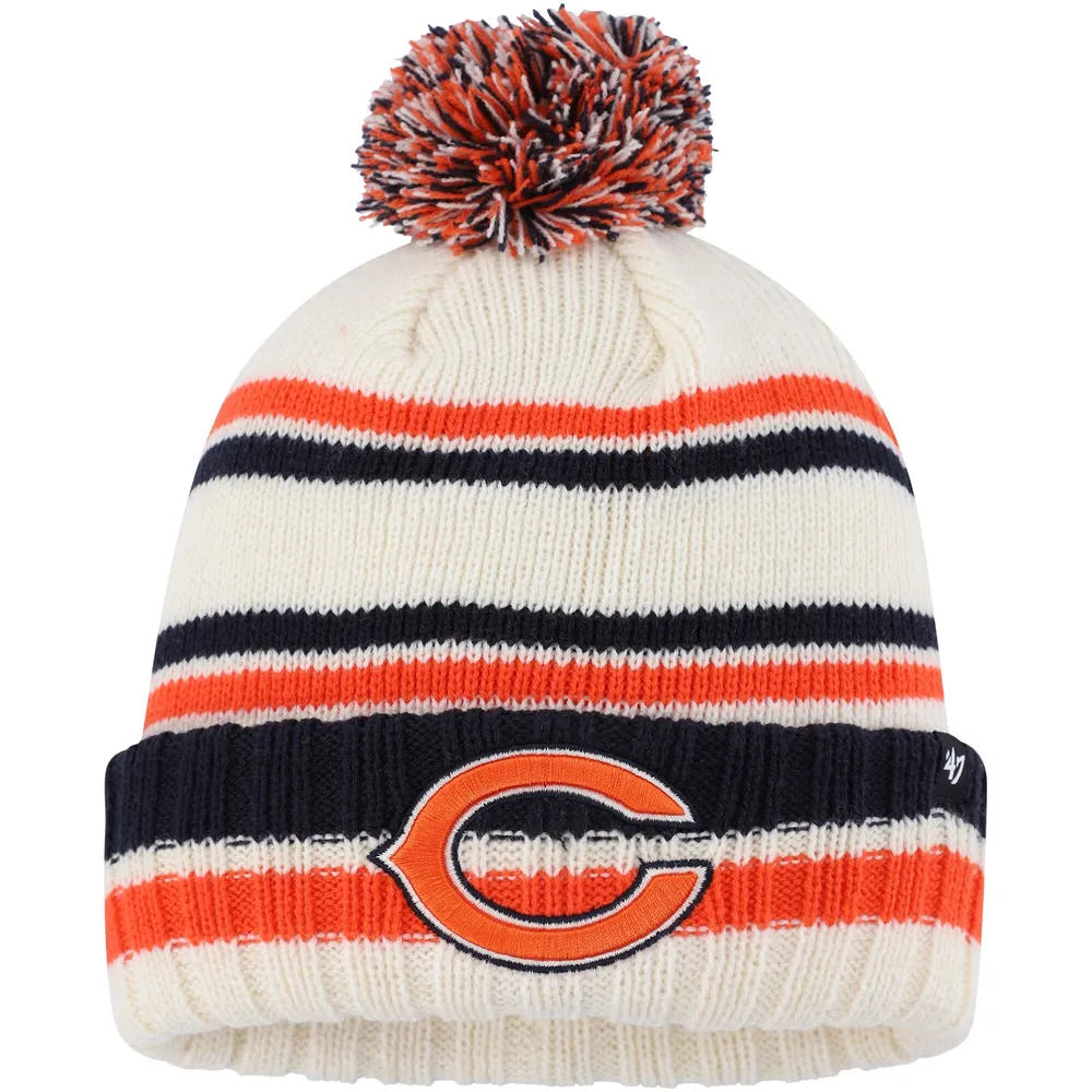 Men's Fanatics Branded Navy Chicago Bears Fundamentals Cuffed Knit Hat