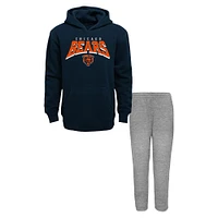 Ensemble sweat à capuche et pantalon de survêtement en molleton Dynamic Duo pour jeunes Chicago Bears