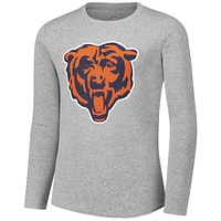 Ensemble de nuit t-shirt et pantalon à manches longues pour jeunes Chicago Bears