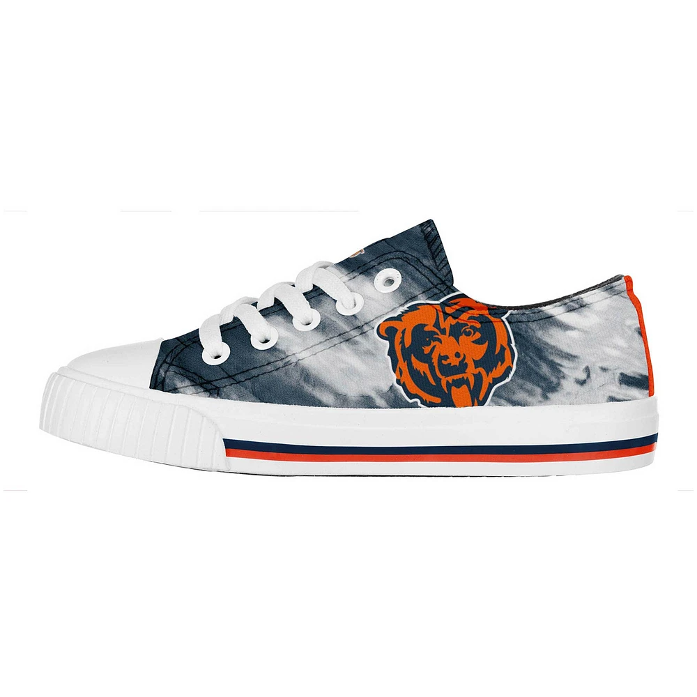 Baskets en toile tie-dye FOCO Chicago Bears pour jeune