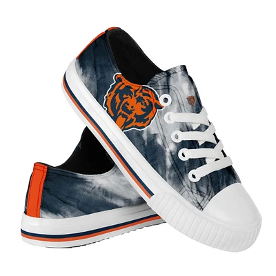 Baskets en toile tie-dye FOCO Chicago Bears pour jeune