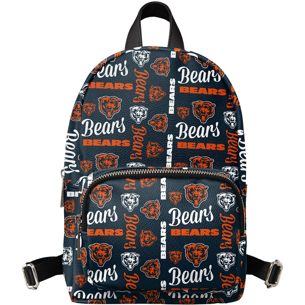 Mini sac à dos FOCO Navy Chicago Bears Repeat Brooklyn pour jeune