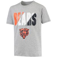 Youth Heathered Gray Chicago Bears Mean Streak - T-Shirt